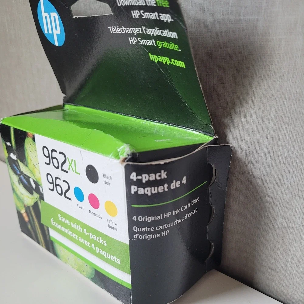HP 962 / 962XL NEW Original Ink 4-Pack Combo (Black, C, M, Y) Jan 2027 Warranty